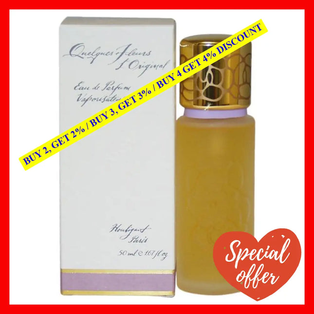 Quelques Fleurs By Houbigant For Women - 1.7 Oz Edp Spray