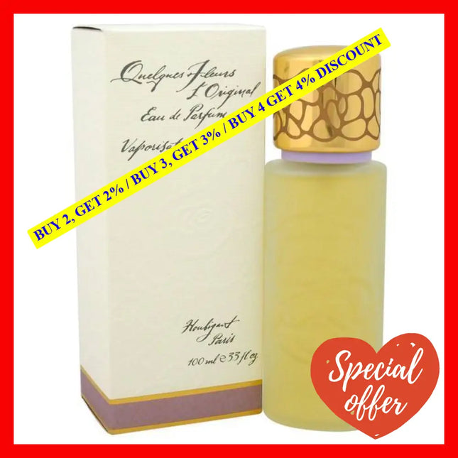 Quelques Fleurs By Houbigant For Women - 3.3 Oz Edp Spray