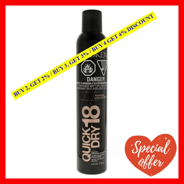 Quick Dry 18 Instant Finishing Spray By Redken For Unisex - 9.8 Oz Hair