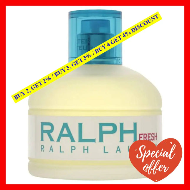 Ralph Fresh By Lauren For Women - 3.4 Oz Edt Spray (Tester)