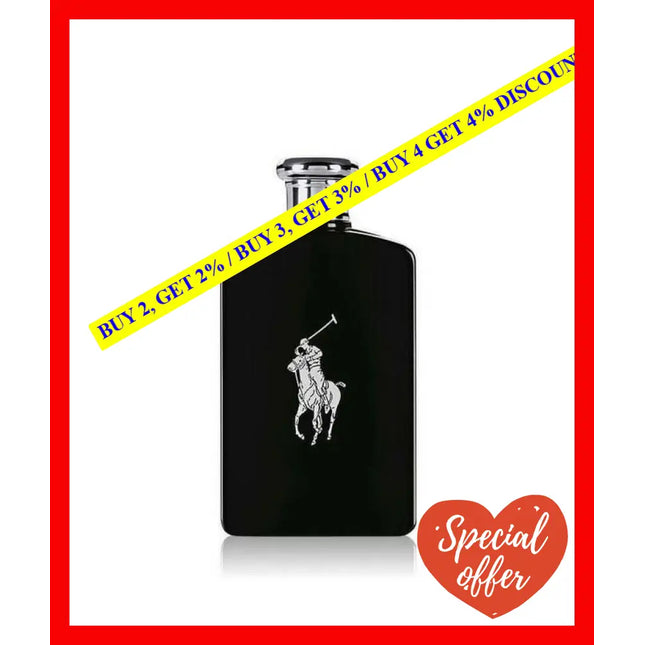 Ralph Lauren Polo Black Edt Spray For Men 200Ml - 3605975050882