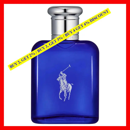 Ralph Lauren Polo Blue Edt Spray Tester 4.2 Oz. 125 Ml