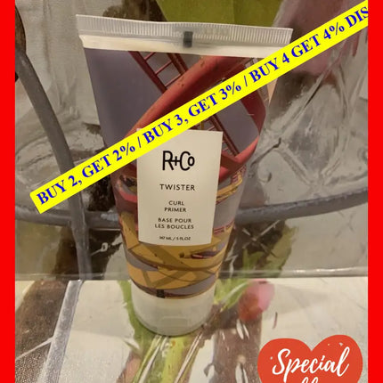 R+Co Twister Curl Primer Lightweight Styling For Moisturized And Defined Curls Packaging May Vary 5