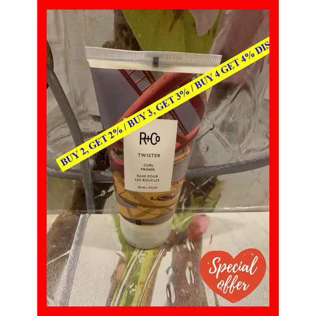 R+Co Twister Curl Primer Lightweight Styling For Moisturized And Defined Curls Packaging May Vary 5