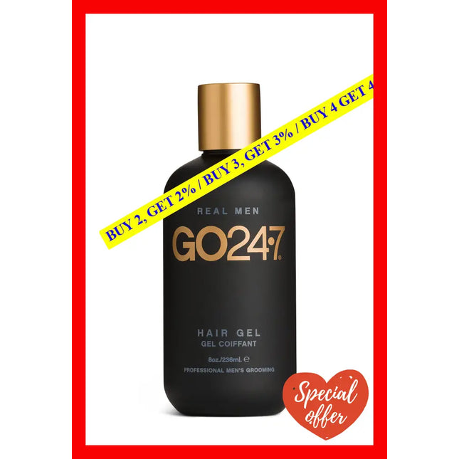 Real Men Hair Gel By Go247 For - 8 Oz