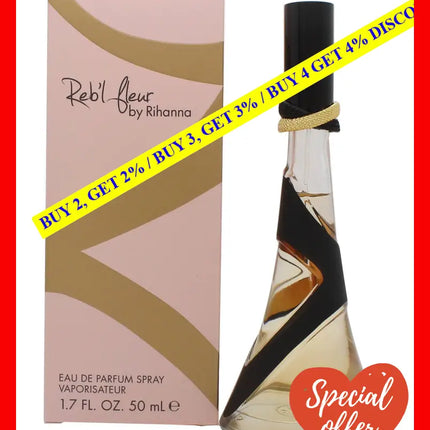 Rebl Fleur By Rihanna For Women - 1.7 Oz Edp Spray