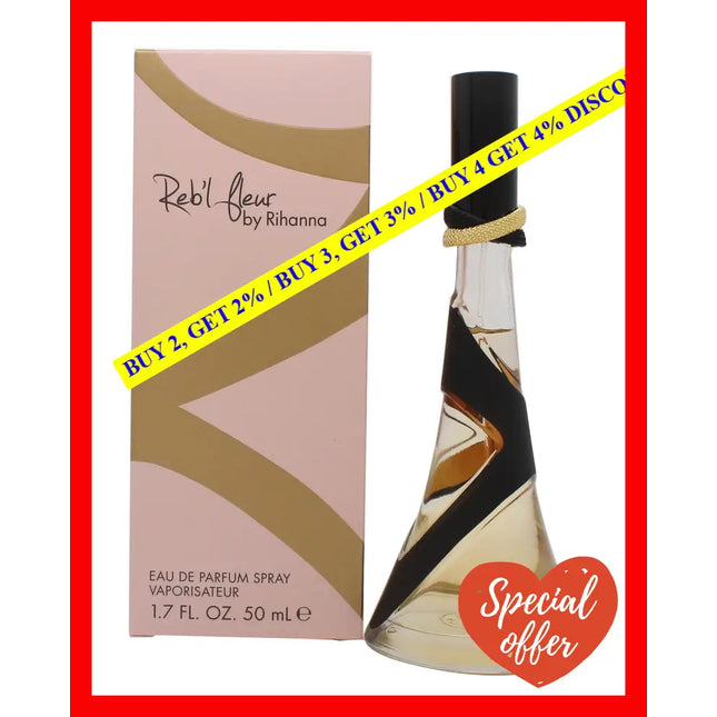Rebl Fleur By Rihanna For Women - 1.7 Oz Edp Spray