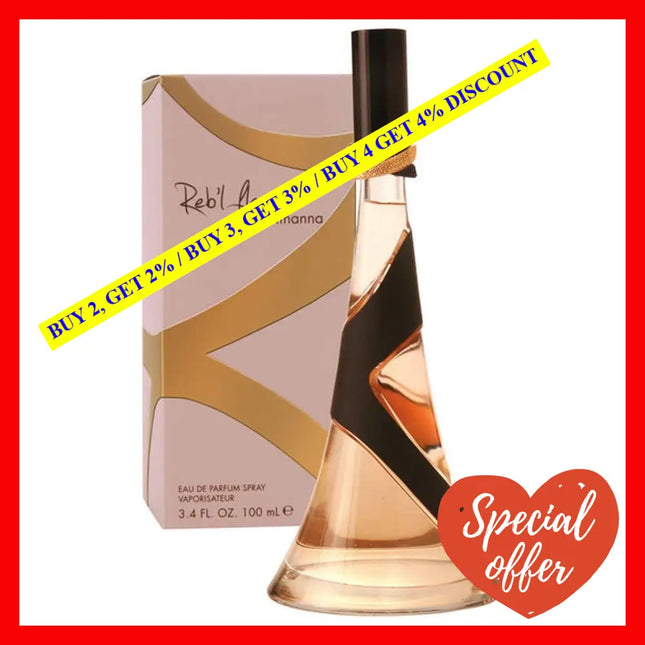 Rebl Fleur By Rihanna For Women - 3.4 Oz Edp Spray