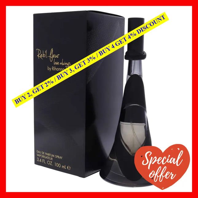 Rebl Fleur Love Always By Rihanna For Women - 3.4 Oz Edp Spray