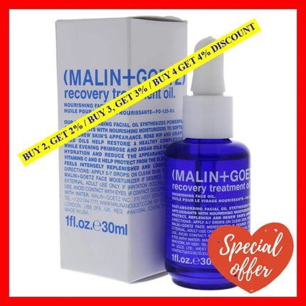Recovery Treatment Oil By Malin + Goetz For Women - 1 Oz