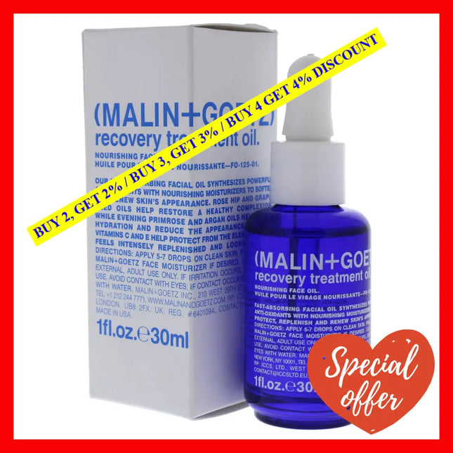 Recovery Treatment Oil By Malin + Goetz For Women - 1 Oz