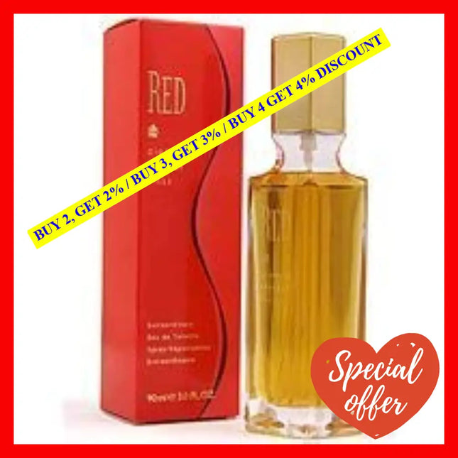 Red By Giorgio Beverly Hills For Women - 3 Oz Edt Spray