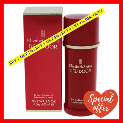 Red Door By Elizabeth Arden For Women - 1.5 Oz Deodorant Cream