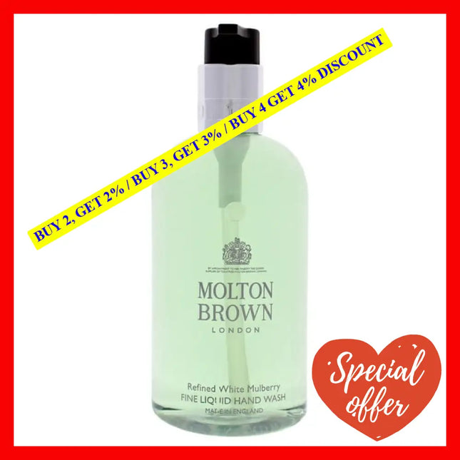Refined White Mulberry Fine Liquid Hand Wash By Molton Brown For Unisex - 10 Oz