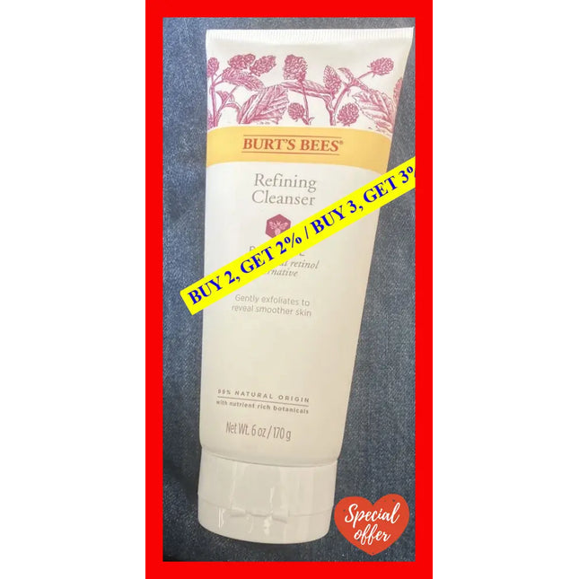 Renewal Refining Cleanser By Burts Bees For Unisex - 6 Oz