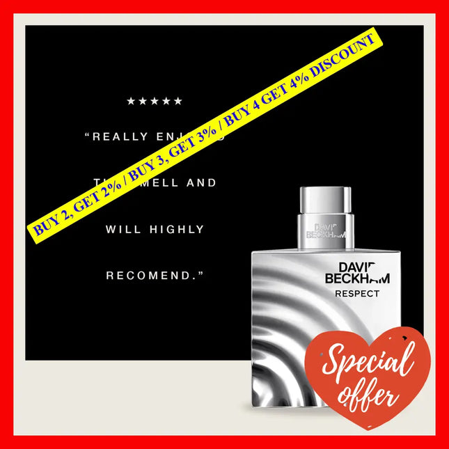 Respect By David Beckham For Men - 3 Oz Edt Spray