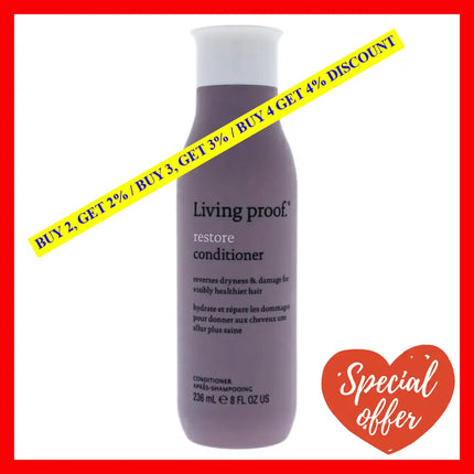 Restore Conditioner - Dry Or Damaged Hair By Living Proof For Unisex 8 Oz
