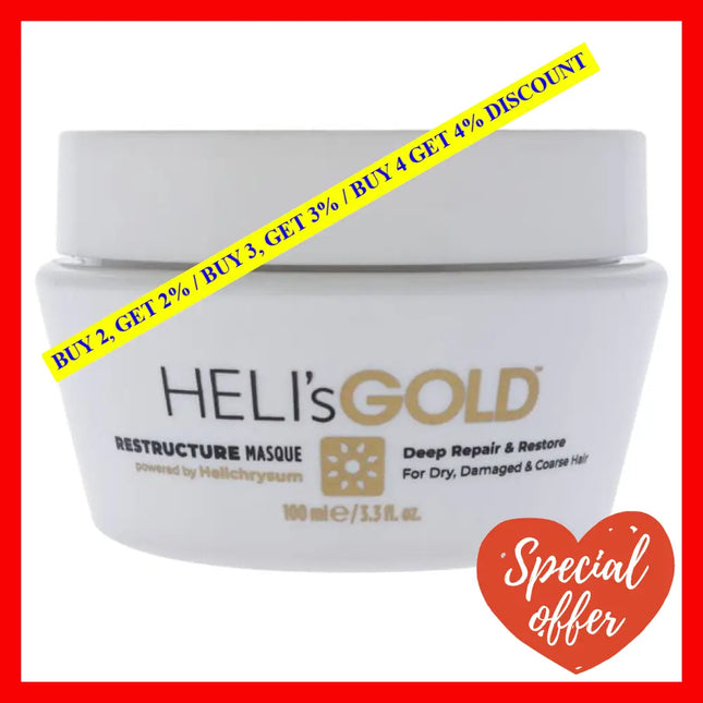 Restructure Masque By Helis Gold For Unisex - 3.3 Oz