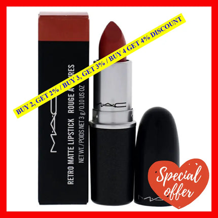 Retro Matte Lipstick - 703 Runway Hit By Mac For Women 0.1 Oz