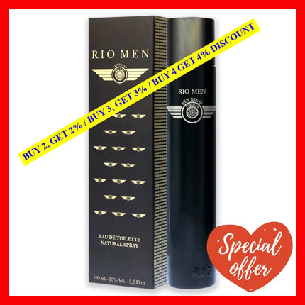 Rio Men By New Brand For - 3.3 Oz Edt Spray