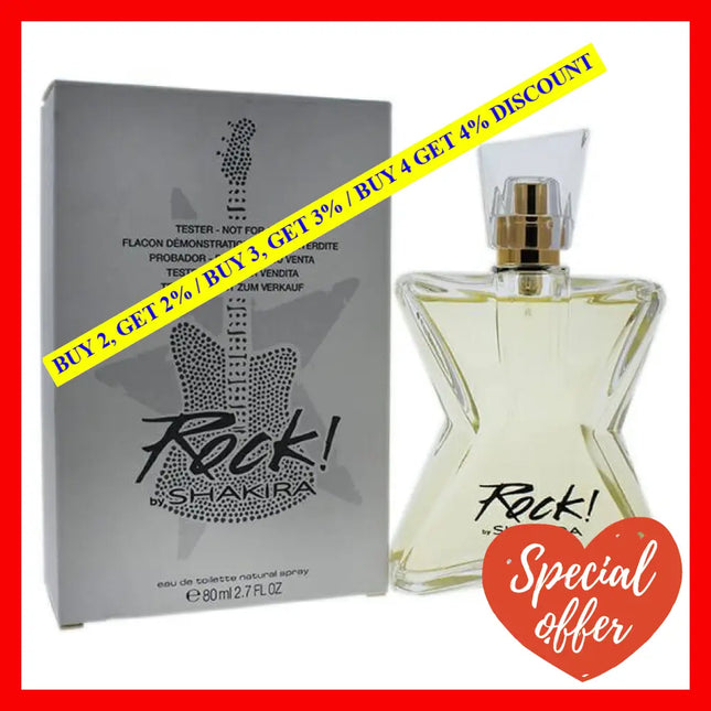 Rock By Shakira For Women - 2.7 Oz Edt Spray (Tester)