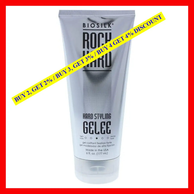 Rock Hard Gel By Biosilk For Unisex - 6 Oz