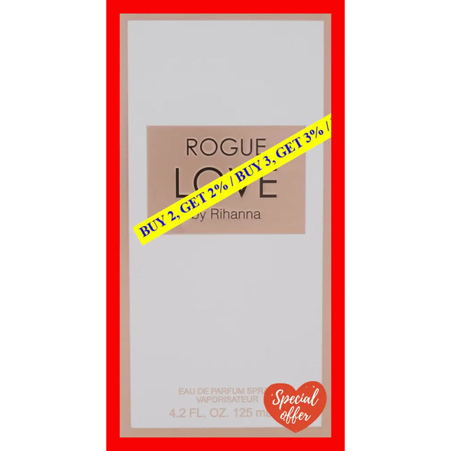 Rogue Love By Rihanna For Women - 4.2 Oz Edp Spray