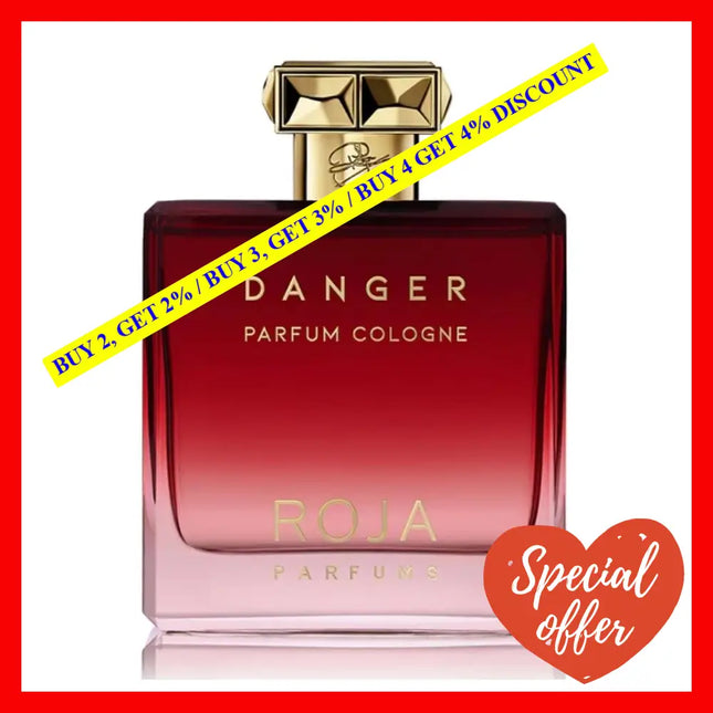 Roja Parfums Danger For Men (Tester) Eau De Cologne Tester *No Cap* 3.4Oz-100Ml