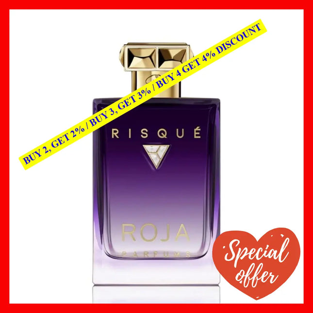 Roja Parfums Risque Pour Femme Essence De Parfum 3.4Oz-100Ml