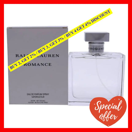 Romance By Ralph Lauren For Women - 3.4 Oz Edp Spray (Tester)