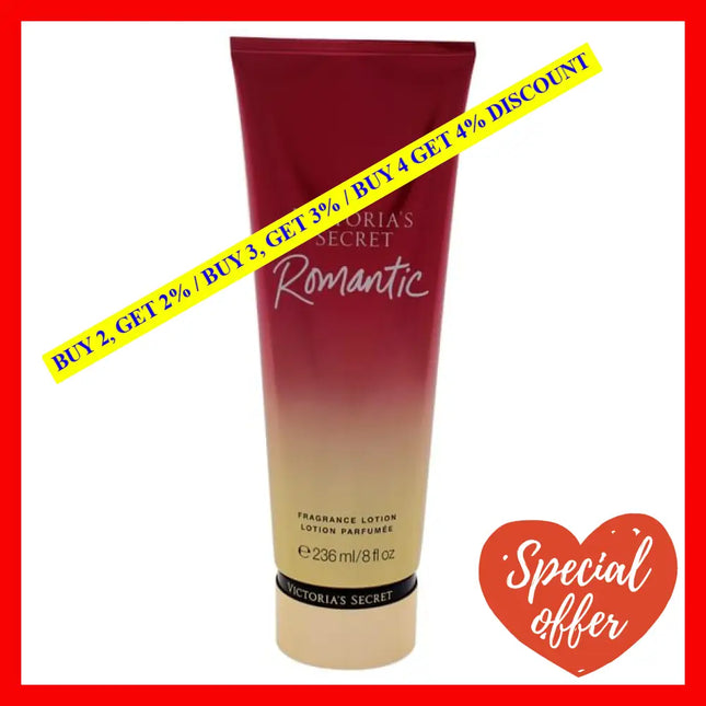 Romantic By Victorias Secret For Women - 8 Oz Body Lotion