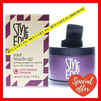 Root Touch-Up Powder - Light Brown By Style Edit For Unisex 0.13 Oz Hair Color