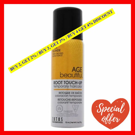 Root Touch Up Temporary Haircolor Spray - Dark Blonde By Agebeautiful For Unisex 2 Oz Hair Color