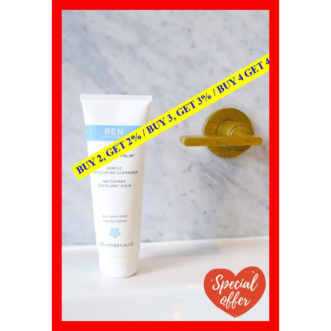 Rosa Centifolia Gentle Exfoliating Cleanser By Ren For Unisex - 3.3 Oz