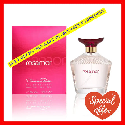 Rosamor By Oscar De La Renta For Women - 3.4 Oz Edt Spray
