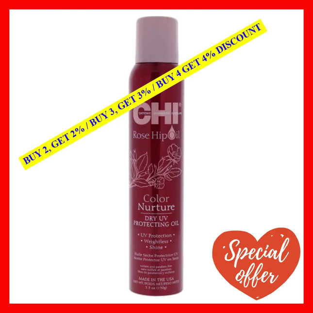 Rose Hip Oil Color Nurture Dry Uv Protecting By Chi For Unisex - 5.3 Oz