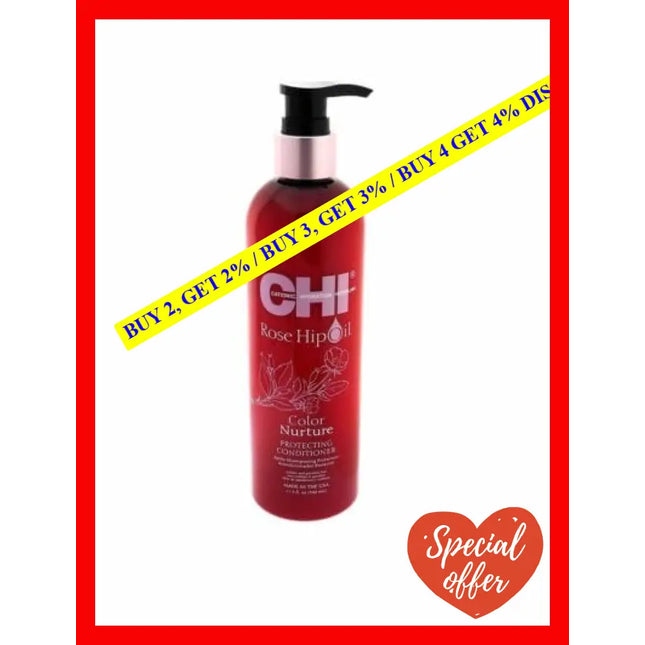Rose Hip Oil Color Nurture Protecting Conditioner By Chi For Unisex - 11.5 Oz