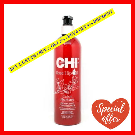 Rose Hip Oil Color Nurture Protecting Conditioner By Chi For Unisex - 25 Oz