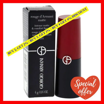 Rouge Darmani Matte Lipcolor - 201 Nightberry By Giorgio Armani For Women 0.14 Oz Lipstick