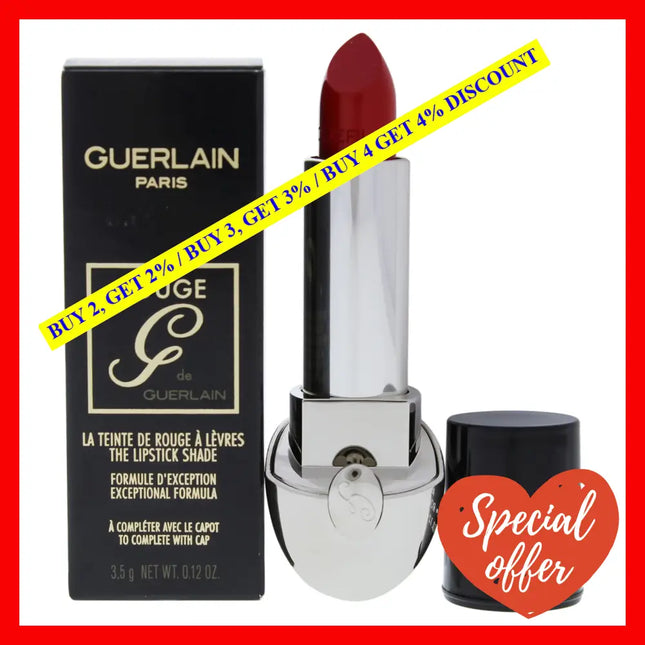 Rouge G De Guerlain Lipstick - N25 Flaming Red Satin By For Women 0.12 Oz