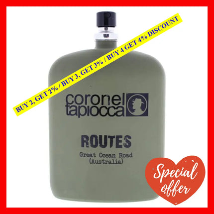 Routes Great Ocean Road Australia By Coronel Tapiocca For Men - 2.6 Oz Edt Spray (Tester)