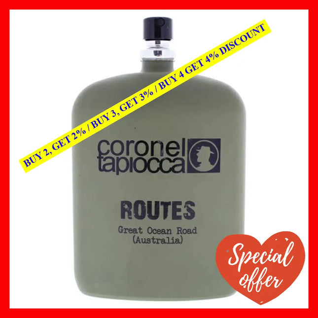 Routes Great Ocean Road Australia By Coronel Tapiocca For Men - 2.6 Oz Edt Spray (Tester)