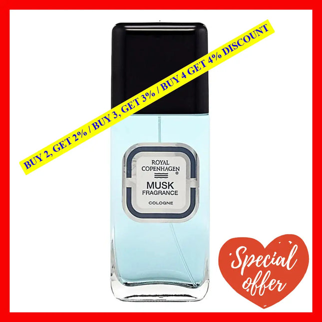 Royal Copenhagen Musk Cologne Spray 3.3 Oz 100 Ml For Men