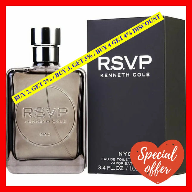 Rsvp By Kenneth Cole For Men - 3.4 Oz Edt Spray