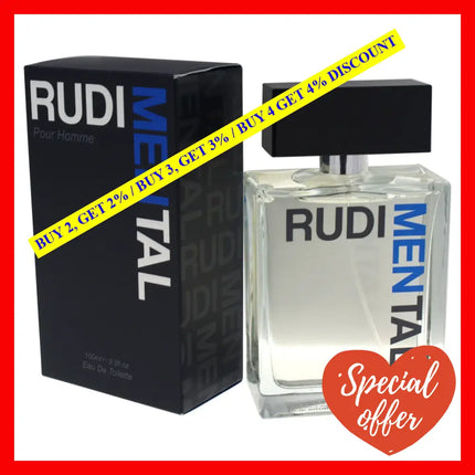 Rudimental Blue By For Men - 3.3 Oz Edt Spray