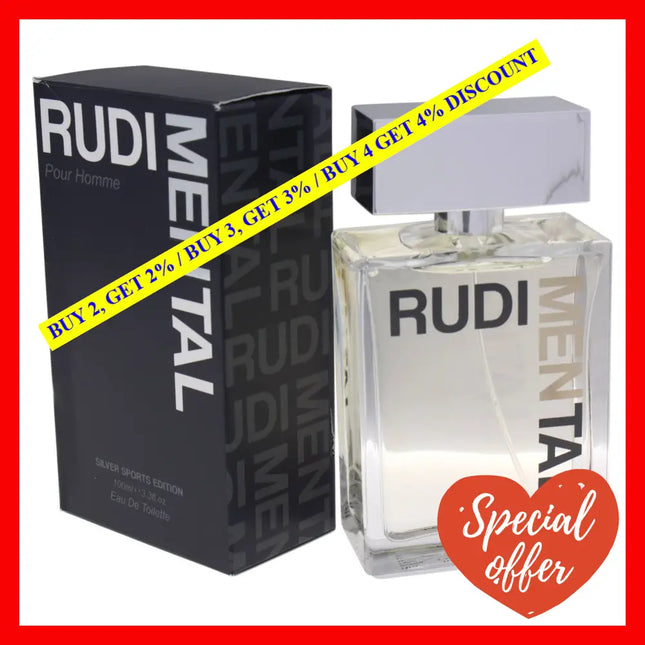 Rudimental Silver Sports Edition By For Men - 3.3 Oz Edt Spray