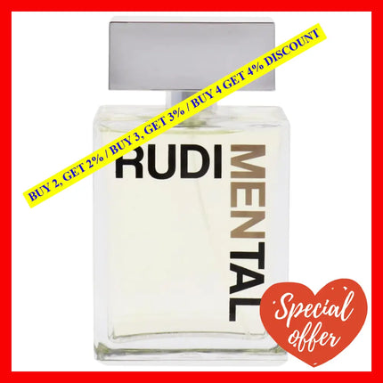 Rudimental Silver Sports Edition Cologne Eau De Toilette Spray 3.3 Oz For Men