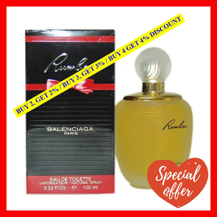 Rumba By Ted Lapidus For Women - 3.4 Oz Edt Spray (Tester)