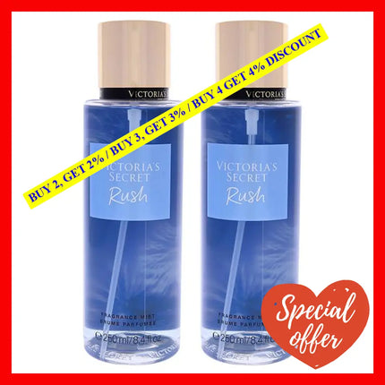 Rush Fragrance Mist By Victorias Secret For Women - 8.4 Oz Pack Of 2