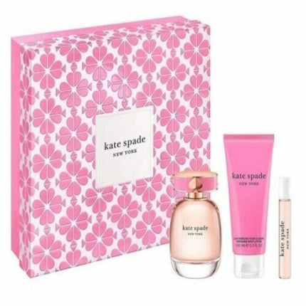KATE SPADE NEW YORK 3 PCS SET FOR WOMEN: 3.3 EDP + 0.25 EDP + 3.3 B/L